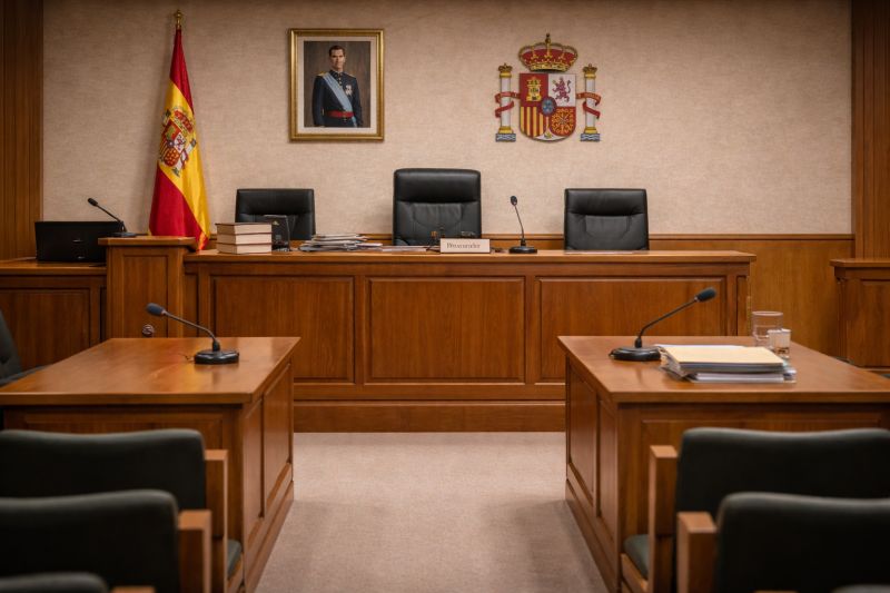 Mazo y libros legales